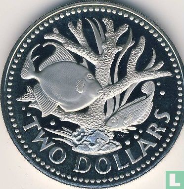 Barbados 2 dollars 1978 (PROOF) - Afbeelding 2