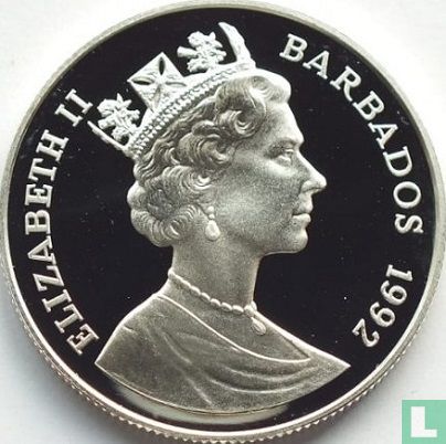 Barbados 10 Dollar 1992 (PP) "Summer Olympics in Barcelona" - Bild 2