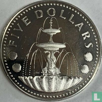 Barbados 5 Dollar 1974 - Bild 2