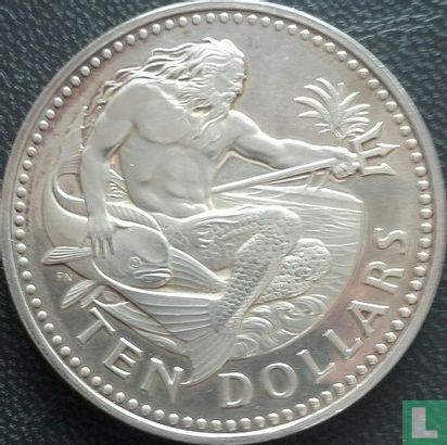 Barbados 10 Dollar 1974 - Bild 2