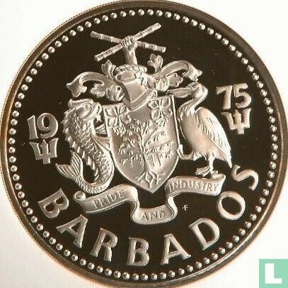 Barbados 10 dollars 1975 (PROOF) - Image 1
