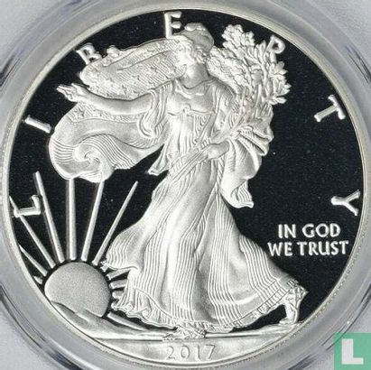 États-Unis 1 dollar 2017 (BE - S) "Silver Eagle" - Image 1