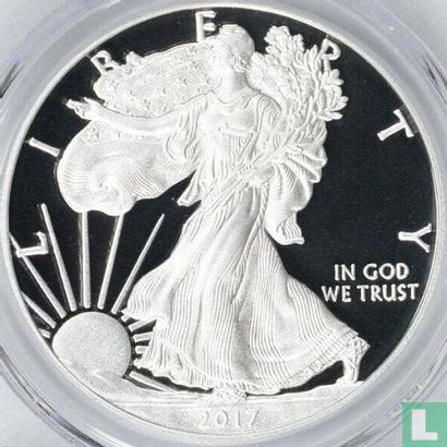 Verenigde Staten 1 dollar 2017 (PROOF - W) "Silver Eagle" - Afbeelding 1