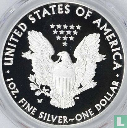 États-Unis 1 dollar 2017 (BE - W) "Silver Eagle" - Image 2