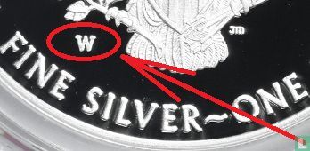 États-Unis 1 dollar 2017 (BE - W) "Silver Eagle" - Image 3