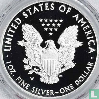 United States 1 dollar 2020 (PROOF - W) "Silver Eagle" - Image 2