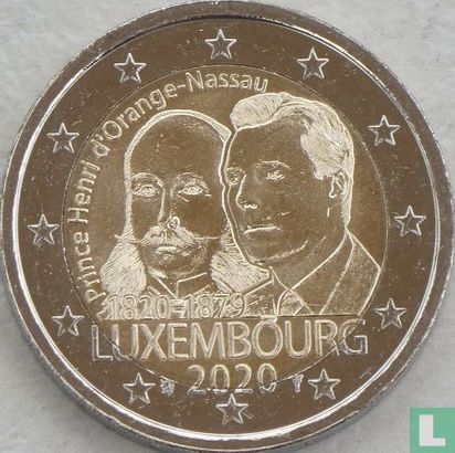 Luxemburg 2 Euro 2020 (Löwe) "200th anniversary Birth of Prince Henri" - Bild 1