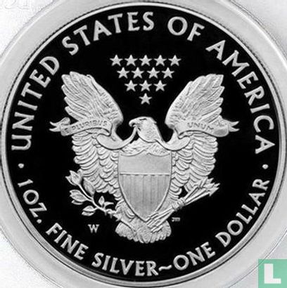 États-Unis 1 dollar 2018 (BE - W) "Silver Eagle" - Image 2