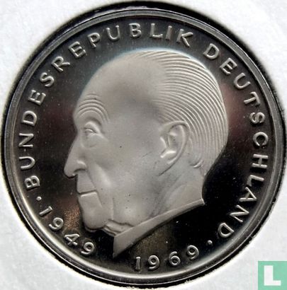 Duitsland 2 mark 1974 (D - Konrad Adenauer) - Afbeelding 2