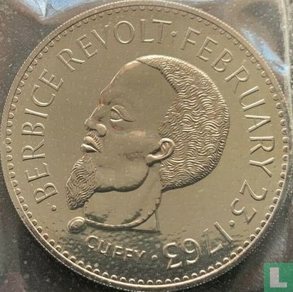 Guyana 1 dollar 1970 (PROOF) "FAO - Food for all - Proclamation of Republic" - Afbeelding 2