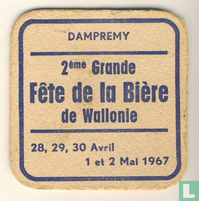 Maltor Urtyp / Dampremy 2ème Grande Fête de la Bière de Wallonie 1967 - Image 1
