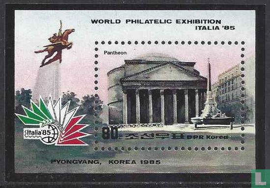 Italia 85 stamp exhibition