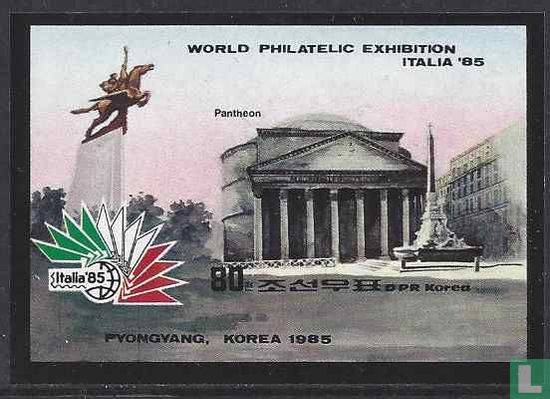 Postzegeltentoonstelling Italia 85