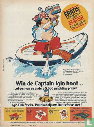 Win de Captain Iglo boot... of een van de andere 5000 prachtige prijzen!