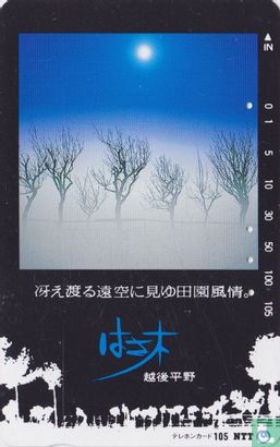 Hasagi (Rice-Drying) Trees - Echigo Plain - Bild 1