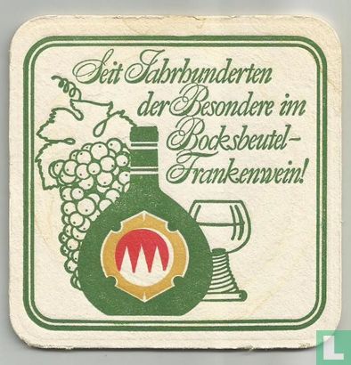 Seit jahrhunderten de Besondere im Bocksbeutel Frankenwein!