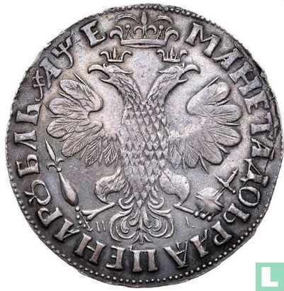 Rusland 1 roebel 1705 (MD) - Afbeelding 2