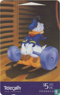 Donald Duck - Weightlifting - Afbeelding 1