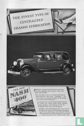 The New 400 Nash-Bijur- The finest type of centralized chassis lubrication
