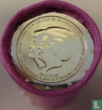 Nederland 2 euro 2013 (rol) "Abdication of Queen Beatrix and Willem-Alexander's accession to the throne" - Afbeelding 3