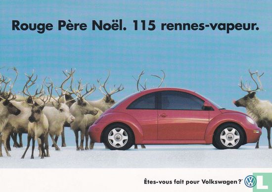 Volkswagen "Rouge Père Noël. 115 rennes-vapeur" - Afbeelding 1