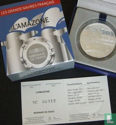 France 10 euro 2013 (BE) "L'Amazone" - Image 3