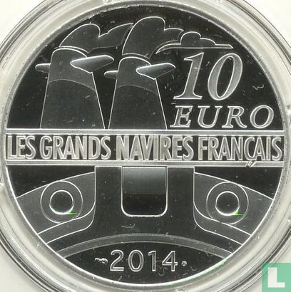 Frankrijk 10 euro 2014 (PROOF) "Normandie" - Afbeelding 1