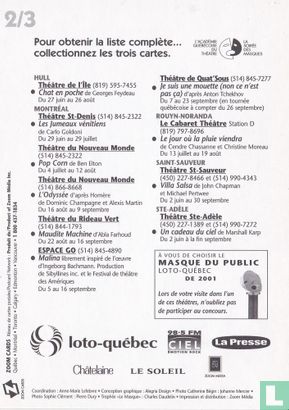 L'Académie Québécoise Du Théâtre - Venez vivre la théâtre de l'été 2000 # 2/3 - Afbeelding 2
