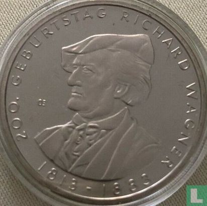 Duitsland 10 euro 2013 "200th anniversary of the birth of Richard Wagner" - Afbeelding 2