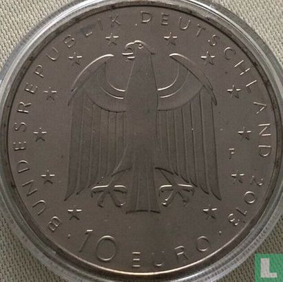 Duitsland 10 euro 2013 "200th anniversary Birth of Georg Büchner" - Afbeelding 1