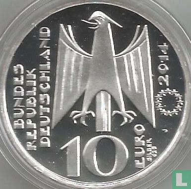 Duitsland 10 euro 2014 (PROOF) "300 years Fahrenheit Scale" - Afbeelding 1