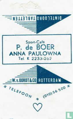 Sport-Café P. de Boer
