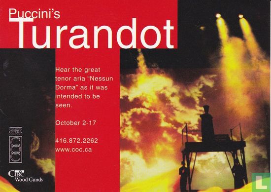 Canadian Opera Company - Turandot - Image 1