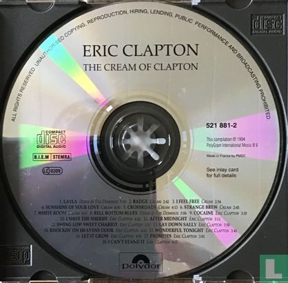 The Cream Of Clapton - Afbeelding 3