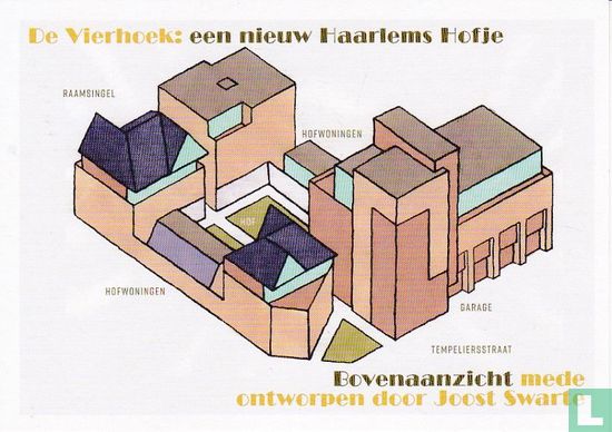 B200064 - De Vierhoek: een nieuw Haarlems Hofje - Afbeelding 1
