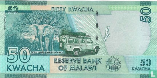 Malawi 50 Kwacha 2017 - Image 2