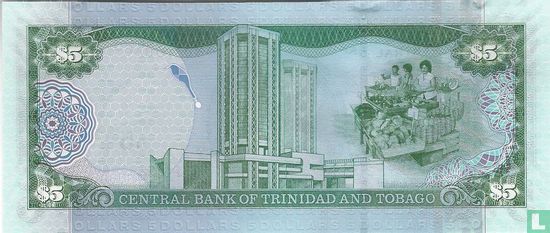 Trinidad en Tobago 5 Dollars 2015 - Afbeelding 2