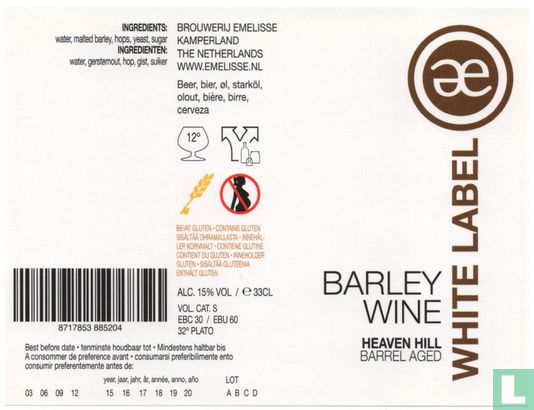 Barley Wine (Heaven Hill)