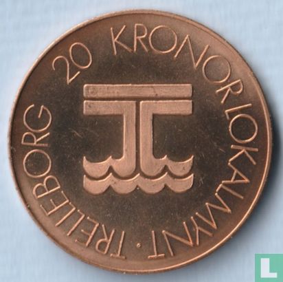 Trelleborg 20 kr 1991 - Afbeelding 2