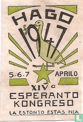 Hago 1947, XIVe Esperanto Kongreso