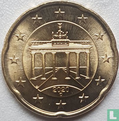 Deutschland 20 Cent 2020 (D) - Bild 1