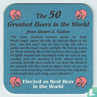 	Delirium Tremens Elected as best beer in the world! / The 50 greatest beers in the world - Image 1