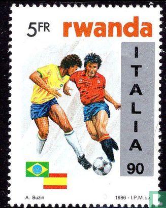 Football World Cup 5 (1990) - Rwanda - LastDodo