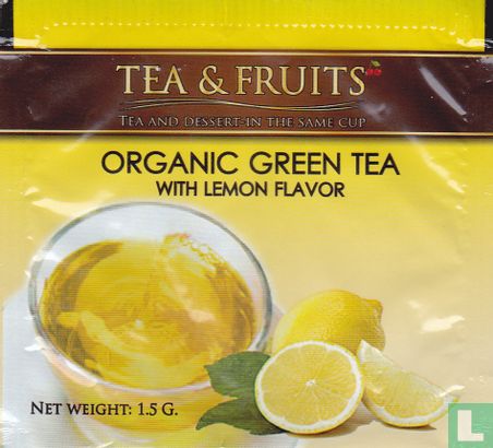 Organic Green Tea with Lemon Flavor - Image 1
