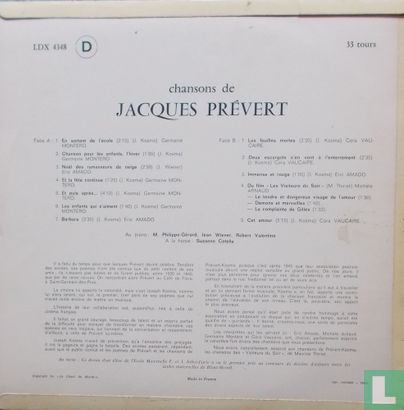 Chansons de Jacques Prévert - Afbeelding 2