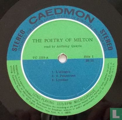 The Poetry of Milton - Afbeelding 3