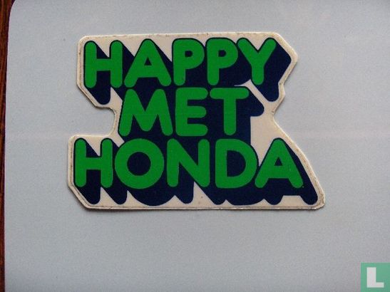 Happy met Honda