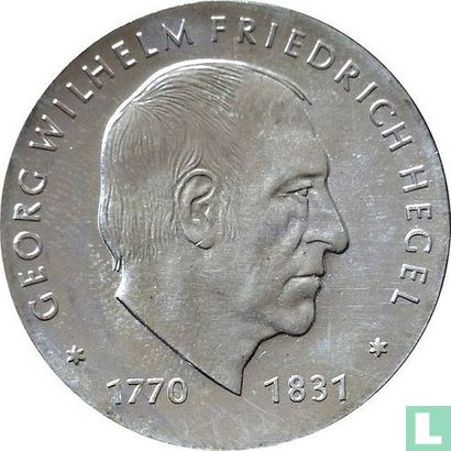 GDR 10 mark 1981 "150th anniversary Death of Georg Wilhelm Friedrich Hegel" - Image 2