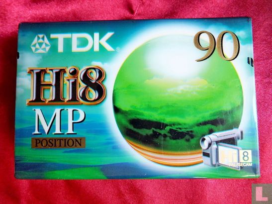 TDK Hi8 MP90 position cassette - Afbeelding 1