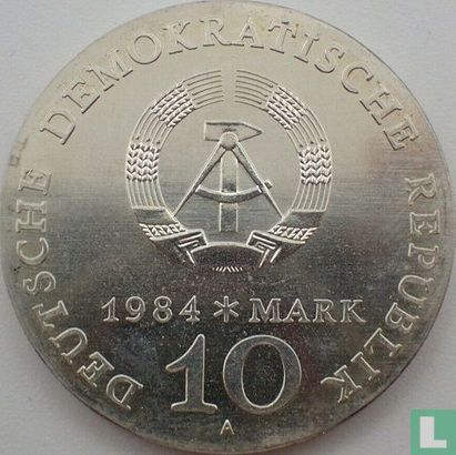 DDR 10 mark 1984 "100th anniversary Death of Alfred Brehm" - Afbeelding 1